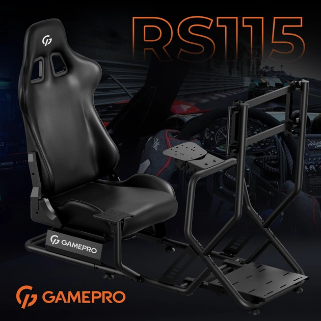 Ігрове крісло кокпіт GamePro RS115 - Фото 4 Ігрове крісло кокпіт GamePro RS115 - изображение 4