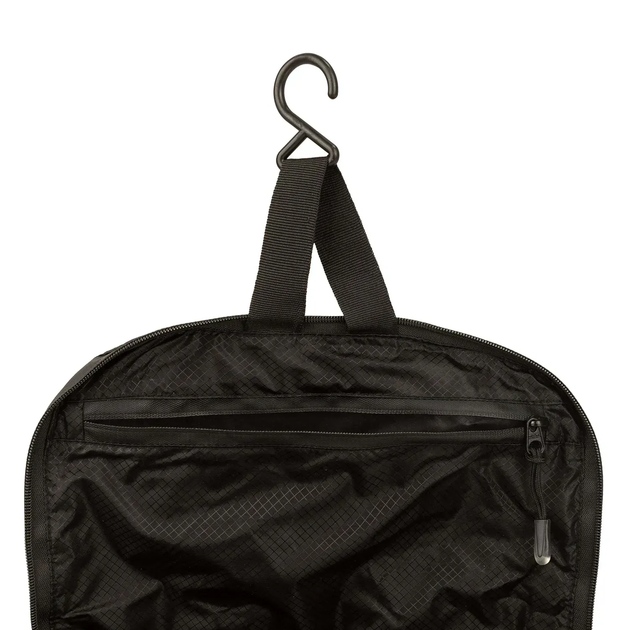 Косметичка дорожня Tribe Wash Organizer з підвісом, органайзер для подорожей, водовідштовхувальна, чорна, T-IZ-0019-black - Фото 5 Косметичка дорожня Tribe Wash Organizer з підвісом, органайзер для подорожей, водовідштовхувальна, чорна, T-IZ-0019-black - изображение 5