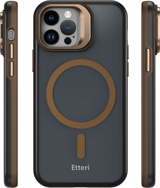 Чохол Etteri Morning Fog для Apple iPhone 12 / 12 Pro Brown (5907582342021) - зображення 3
