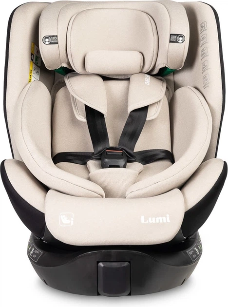 Автокрісло Caretero Lumi I-Size Isofix обертове бежеве 40–150 см (5903076322920) - зображення 4