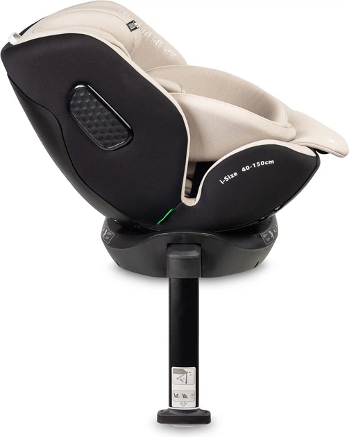 Автокрісло Caretero Lumi I-Size Isofix обертове бежеве 40–150 см (5903076322920) - зображення 10
