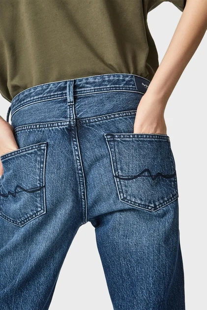 Жіночі сині джинси VIOLET Pepe Jeans 26-32 PL201742DH2L - Фото 5 Жіночі сині джинси VIOLET Pepe Jeans 26-32 PL201742DH2L - изображение 5