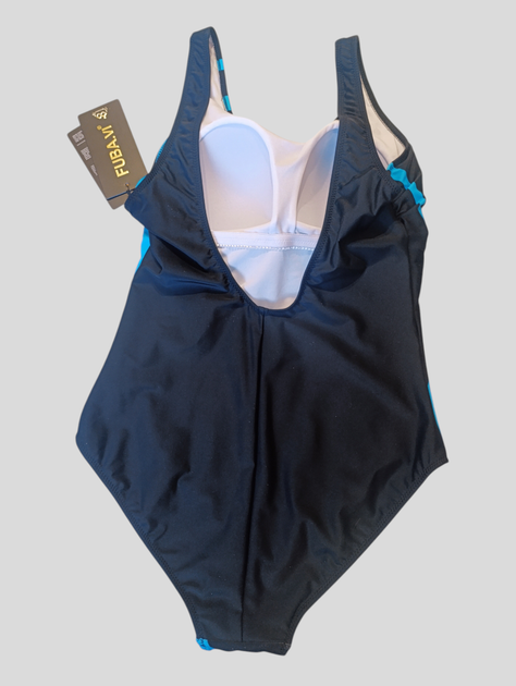 Слитный купальник Fuba 26707181 Голубой 46 (3XL) ;бедра 111-115 см грудь 3C-4D-5E - изображение 4