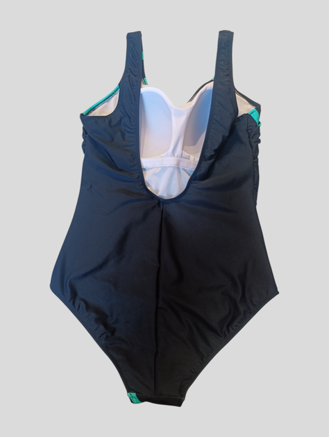 Слитный купальник Fuba 26707182 Бирюзовый 40 (L) ;бедра 99-102 см грудь 2B-3C-4D - изображение 4
