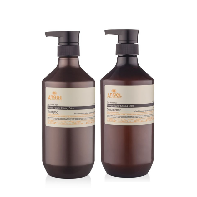Набор для окрашенных волос Angel Professional Provence Светящийся цвет с цветком апельсина шампунь 400 мл и кондиционер 400 мл - Фото 1 Набор для окрашенных волос Angel Professional Provence Светящийся цвет с цветком апельсина шампунь 400 мл и кондиционер 400 мл - изображение 1