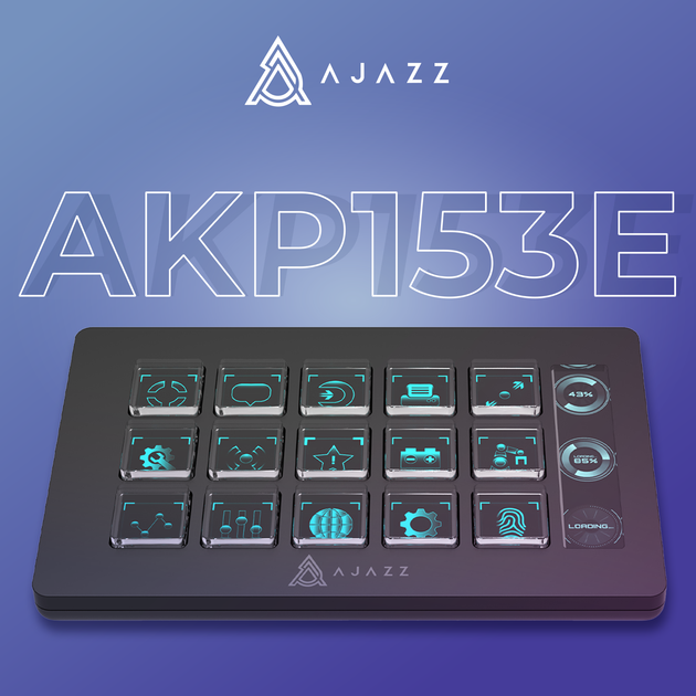 Контроллер для стриминга Ajazz AKP153E USB Black (AKP153E-B) - изображение 6