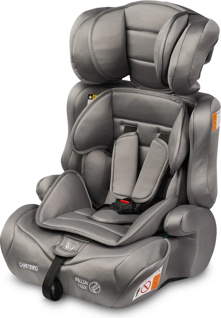 Fotelik samochodowy Caretero Falcon I-Size 76–150 cm Grafitowy (5903076321107) - obraz 2