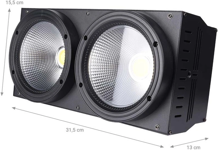 Сценічний світильник Light4Me Blinder LED 2 x 100 Вт (5908249812116) - зображення 7