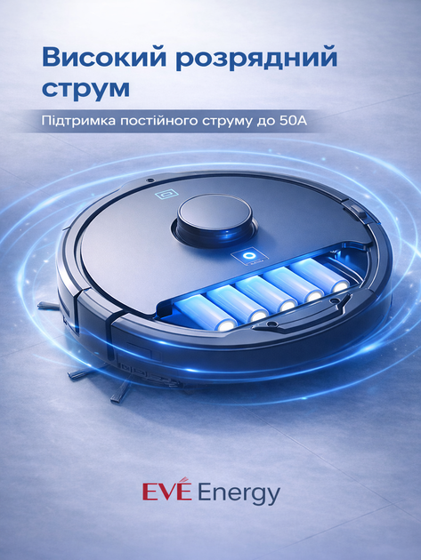 Аккумулятор Li-Ion EVE 21700 40P 3.6V 4000 mah 50A высокотоковый - Фото 6 Аккумулятор Li-Ion EVE 21700 40P 3.6V 4000 mah 50A высокотоковый - изображение 6