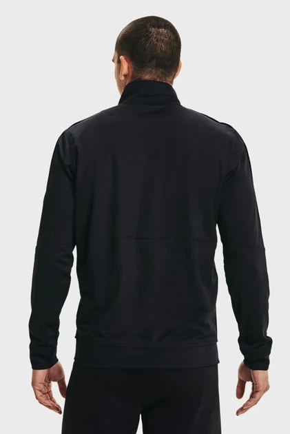 Чоловіча чорна кофта UA PIQUE TRACK JACKET Under Armour SM 1366202-001 - зображення 3