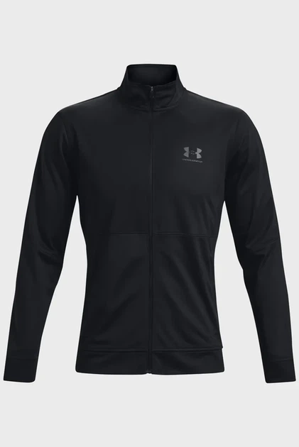 Чоловіча чорна кофта UA PIQUE TRACK JACKET Under Armour SM 1366202-001 - зображення 5
