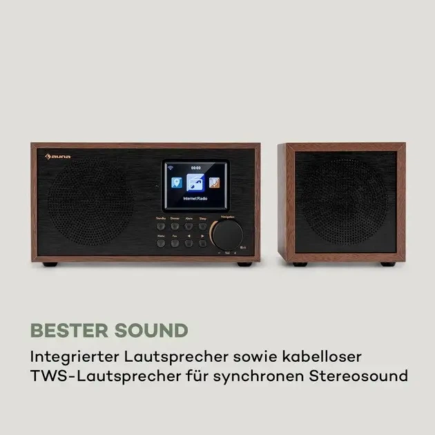 Интернет-радио Auna Silver Star Mini Two DAB+/FM Bluetooth (10038347) - изображение 6