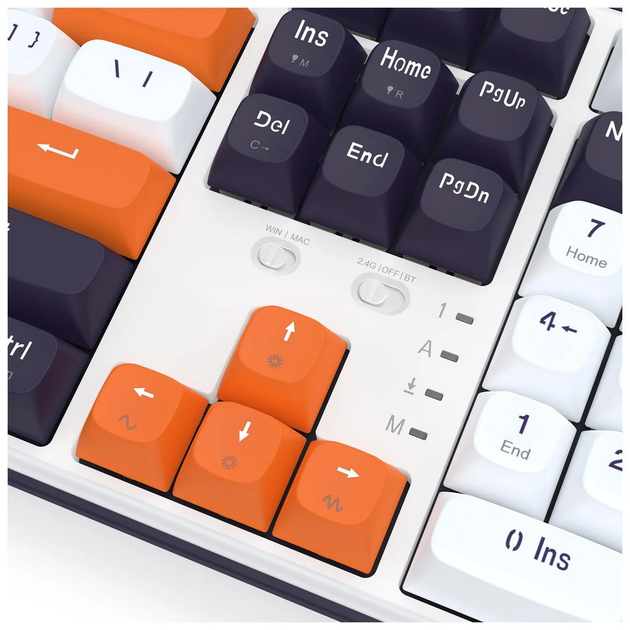 Klawiatura bezprzewodowa Redragon K689WBO-RGB-PRO Wyvern Pro (6950376726087) - obraz 9