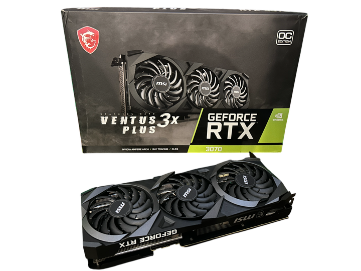 Видеокарта RTX 3070Ti 8GB MSI VENTUS 3X OC GDDR6 Б/У - Фото 1 Видеокарта RTX 3070Ti 8GB MSI VENTUS 3X OC GDDR6 Б/У - изображение 1