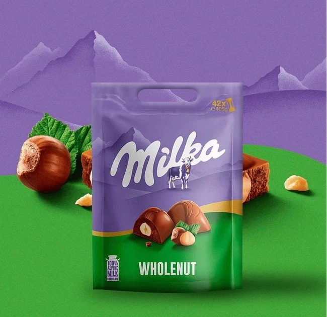 Конфеты Milka travel collection wholenut с цельными орехами, 300 г - изображение 3