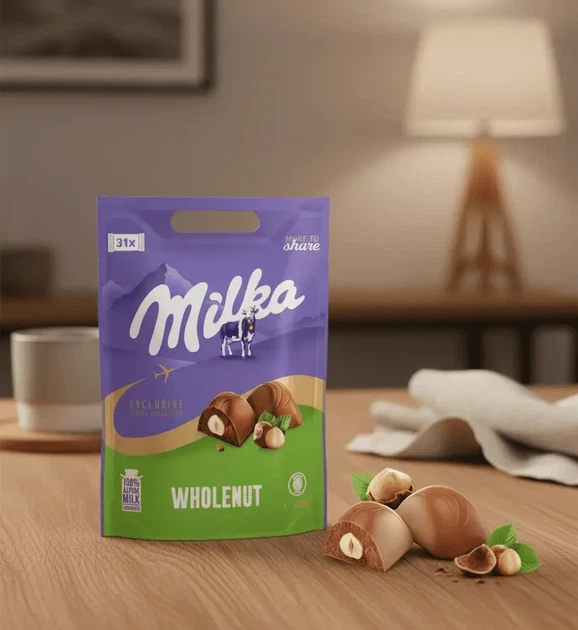 Конфеты Milka travel collection wholenut с цельными орехами, 300 г - изображение 4