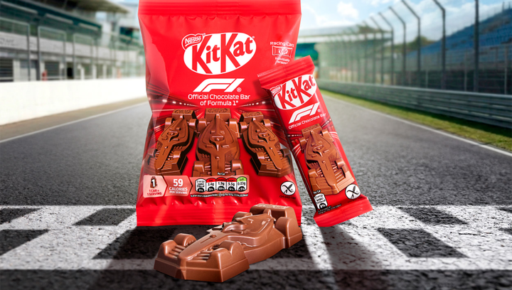 Молочні батончики Kit Kat Racing Cars "Формула 1", 66 г - Фото 2 Молочні батончики Kit Kat Racing Cars "Формула 1", 66 г - зображення 2
