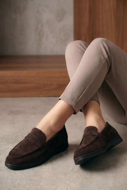 Лофери жіночі Fashion коричневі 347156_39 (24.5 см) - зображення 2