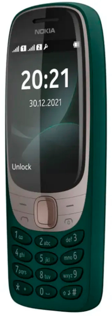Телефон 2.8" Nokia 6310 / 16/16Mb / 2G / 2-SIM / Bluetooth 5.0 / FM / Камера 0.3Мп / 1150мАг / SD-слот / Ліхтарик / Англійська мова / Зелений b6 - зображення 3