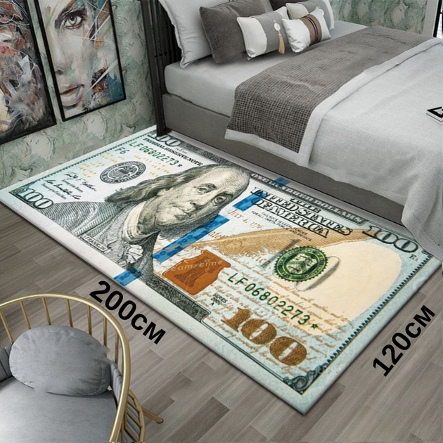 Стильний та зносостійкий килим для дому "100 доларів" 120х200 KT8000604 - зображення 2