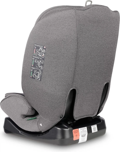Fotelik samochodowy Caretero Mundi I-Size szary 40–150 cm (5903076323361) - obraz 3