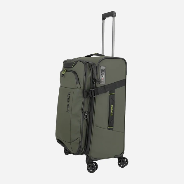 Валіза на колесах Travelite Briize 091048 86 Зелена (800070354804) - зображення 3
