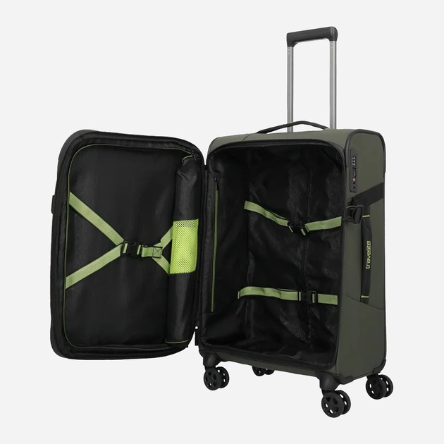 Валіза на колесах Travelite Briize 091048 86 Зелена (800070354804) - зображення 5