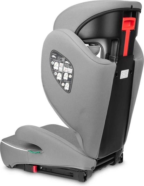 Автокрісло Caretero Breezy Fix I-Size Isofix сіре 100–150 см (5903076323576) - зображення 2