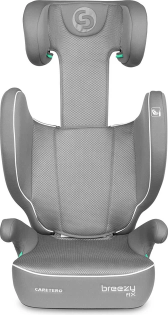 Автокрісло Caretero Breezy Fix I-Size Isofix сіре 100–150 см (5903076323576) - зображення 4