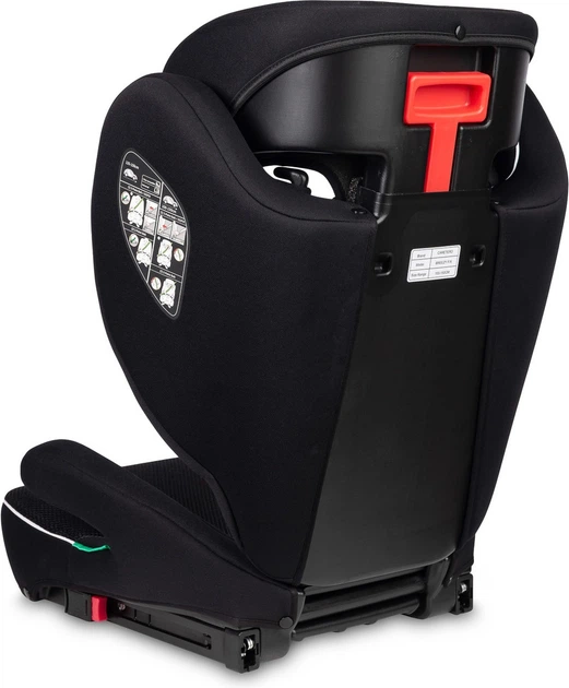 Fotelik samochodowy Caretero Breezy Fix I-Size Isofix czarny 100–150 cm (5903076323583) - obraz 2