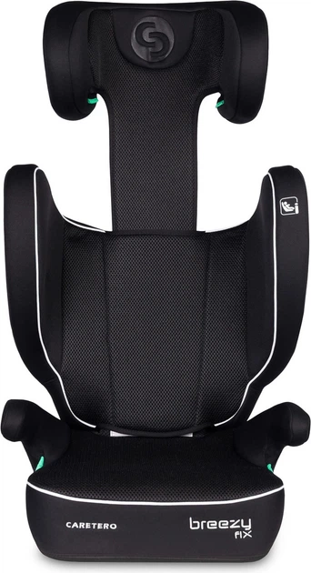 Fotelik samochodowy Caretero Breezy Fix I-Size Isofix czarny 100–150 cm (5903076323583) - obraz 4