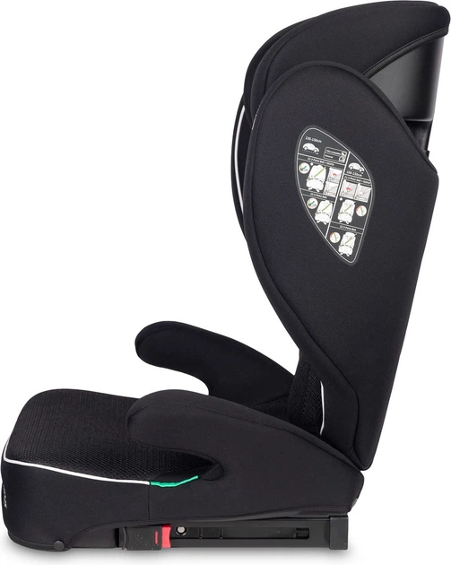 Fotelik samochodowy Caretero Breezy Fix I-Size Isofix czarny 100–150 cm (5903076323583) - obraz 7
