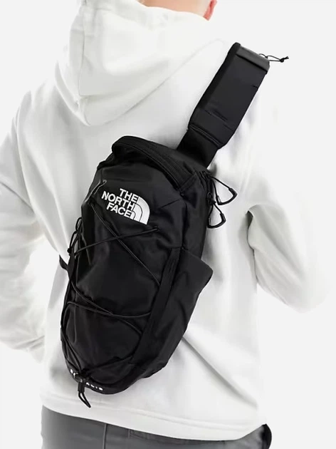 Сумка слінг чоловіча тканинна The North Face Borealis Sling NF0A52UP53R Чорна (800070354816) - зображення 2