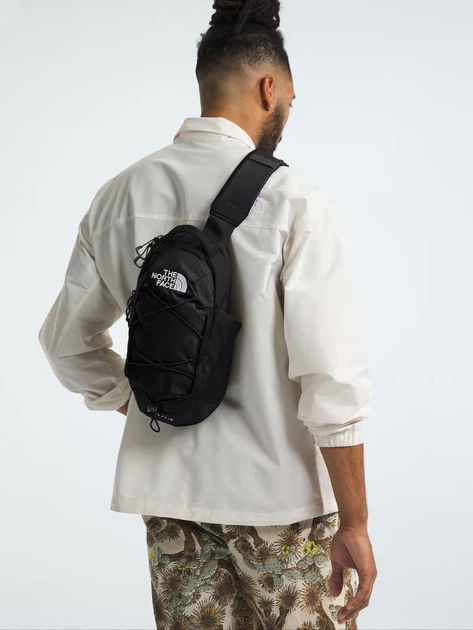 Сумка слінг чоловіча тканинна The North Face Borealis Sling NF0A52UP53R Чорна (800070354816) - зображення 6