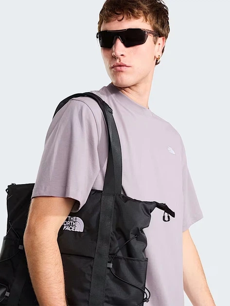 Футболка бавовняна довга чоловіча The North Face M Tnf Essential Simple Dome NF0A8EVWG7O S Сіра (800070354827) - зображення 6