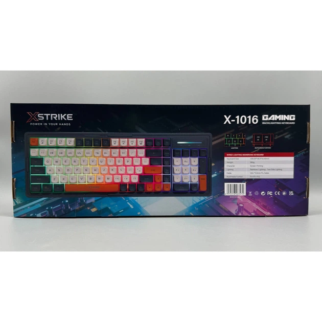 Клавіатура XSTRIKE X-1016 RGB USB - зображення 5