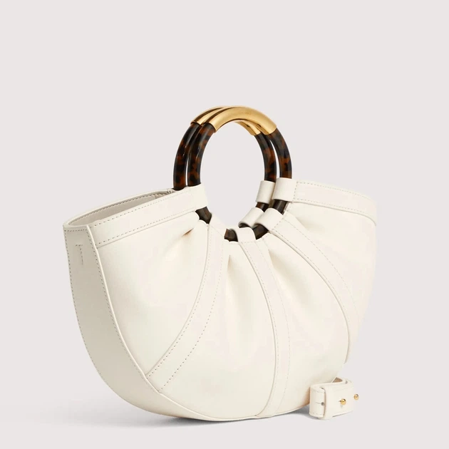 Torebka crossbody damska skórzana duża Coccinelle E1U5A180201 N17 Mleczna (800070354220) - obraz 3