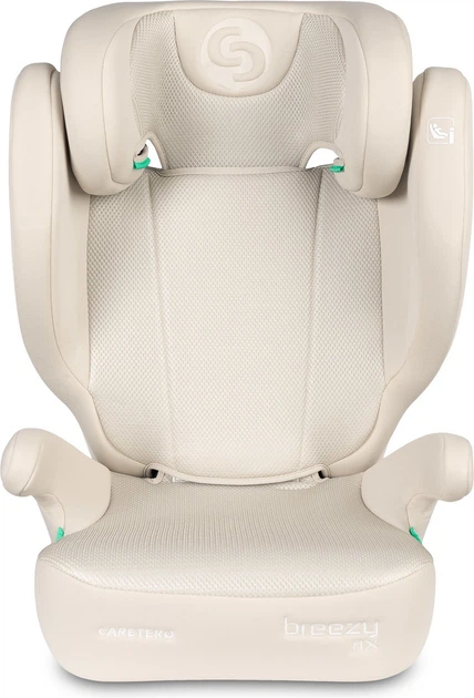 Fotelik samochodowy Caretero Breezy Fix I-Size Isofix beżowe 100–150 cm (5903076323590) - obraz 3