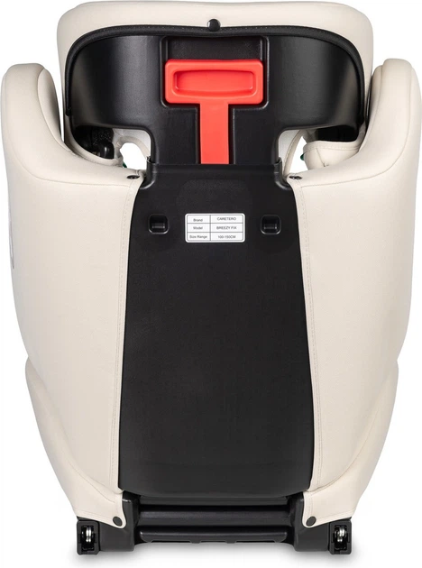 Fotelik samochodowy Caretero Breezy Fix I-Size Isofix beżowe 100–150 cm (5903076323590) - obraz 6