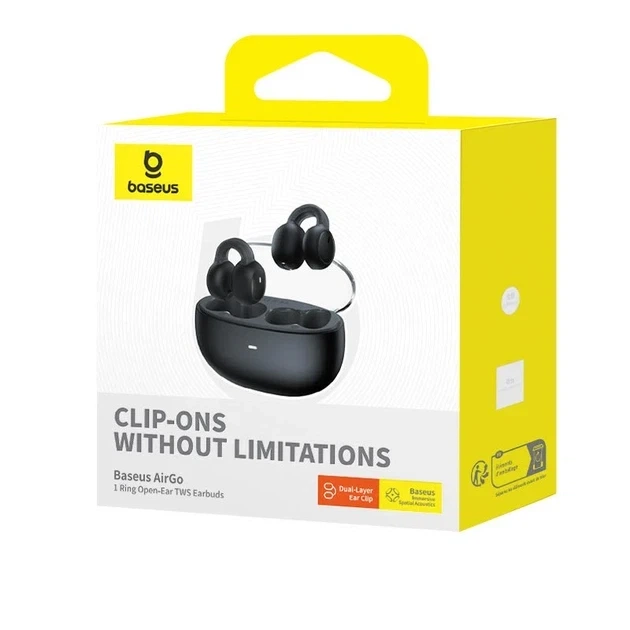 Бездротові навушники Baseus AirGo 1 Ring A00069201113-00 Black - зображення 8