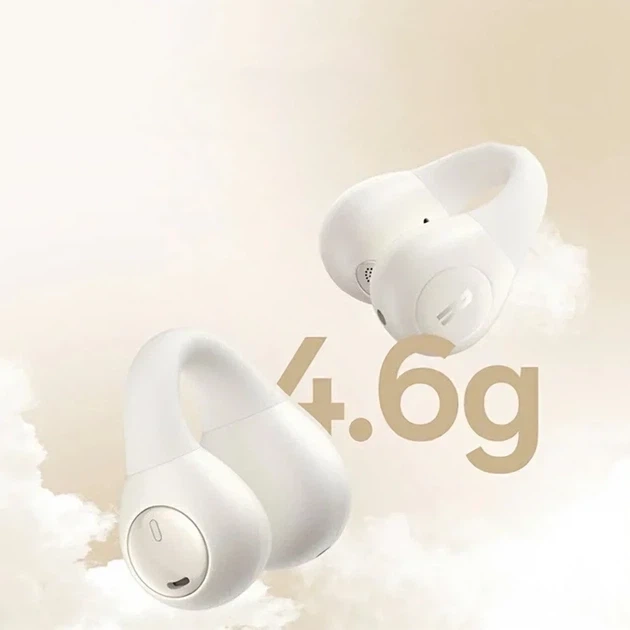 Беспроводные наушники Baseus Bass BC1 Open-Ear A0102401 White - Фото 2 Беспроводные наушники Baseus Bass BC1 Open-Ear A0102401 White - изображение 2
