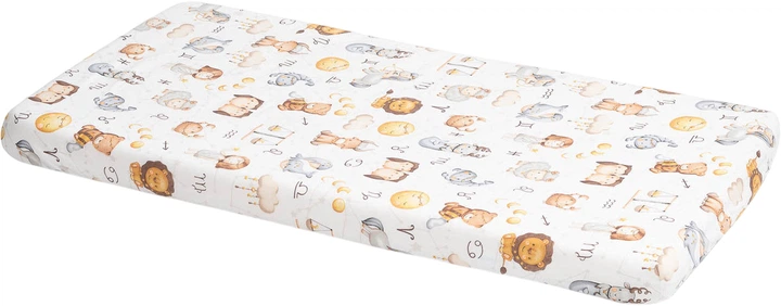 Дитяче простирадло Sensillo Зодіак 60x120 см біле (5908310398617) - зображення 2