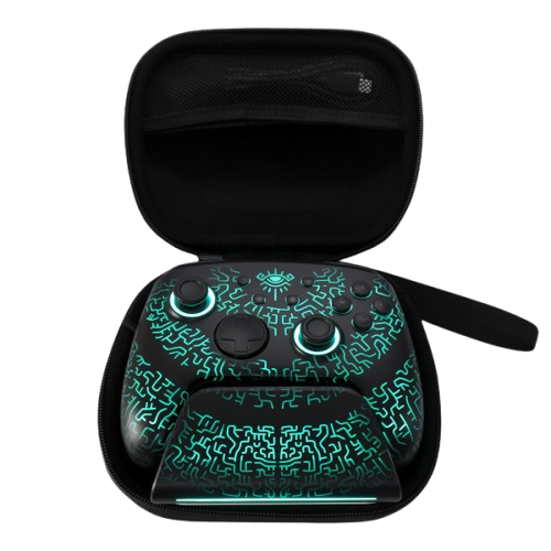 Etui na kontroler Nintendo Switch Pro Funlab Czarny HRF1307 (6978095910426) - obraz 5