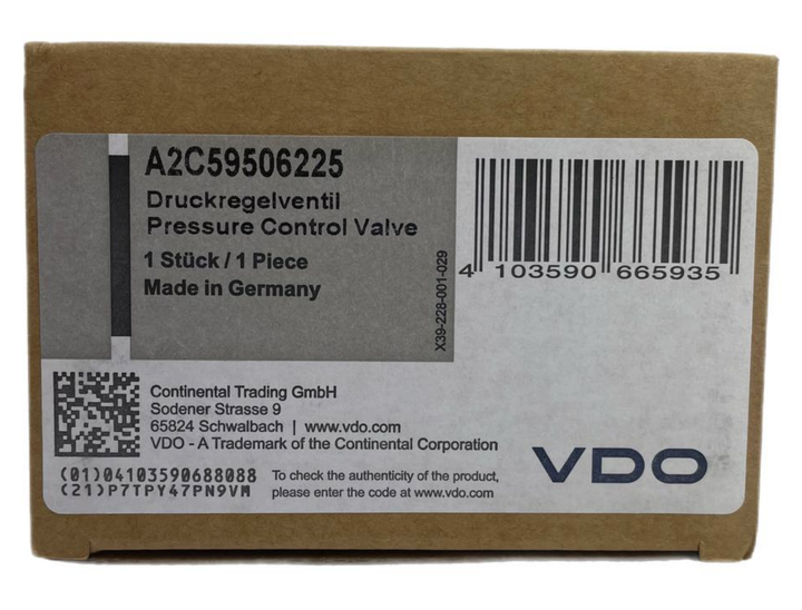 Регулятор давления топлива Форд Коннект Ford Connect 1.8 TDCi VDO SIEMENS A2C59506225 - изображение 4