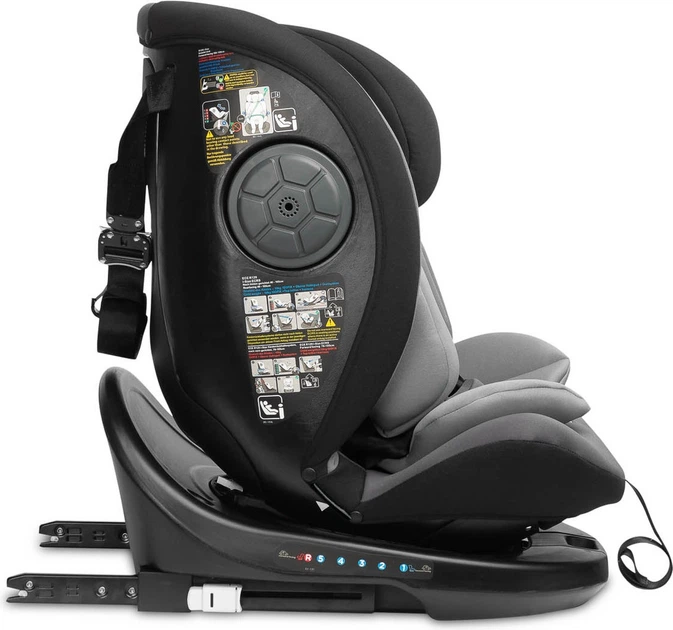 Автокрісло Caretero Mokki I-Size Isofix сіре 40–150 см (5908310396200) - зображення 12