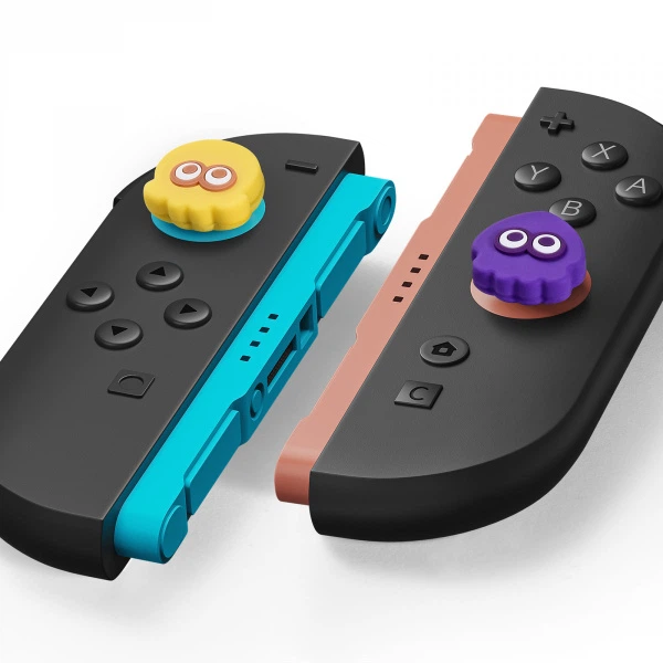 Nakładki na kontroler Nintendo Switch 2 Funlab Ośmiornica 4 szt. HRF1321 (6978095910303) - obraz 2