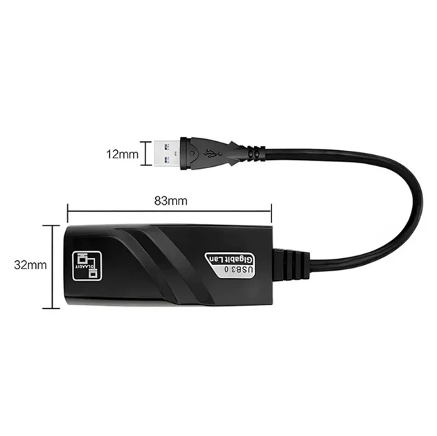 Сетевой адаптер USB 3.0 — Ethernet RJ45 Gigabit Lan 10/100/1000 Мбит/с - изображение 5