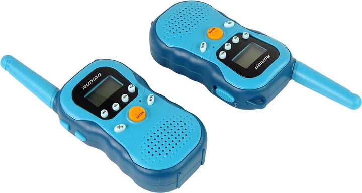 Krótkofalówki walkie-talkie LEAN Toys 2 szt. Niebieskie 15680 (5905679072011) - obraz 3