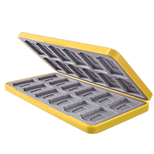 Etui na karty gier Nintendo Switch Funlab 24 sloty Żółte HRF1334 (6978095910686) - obraz 2