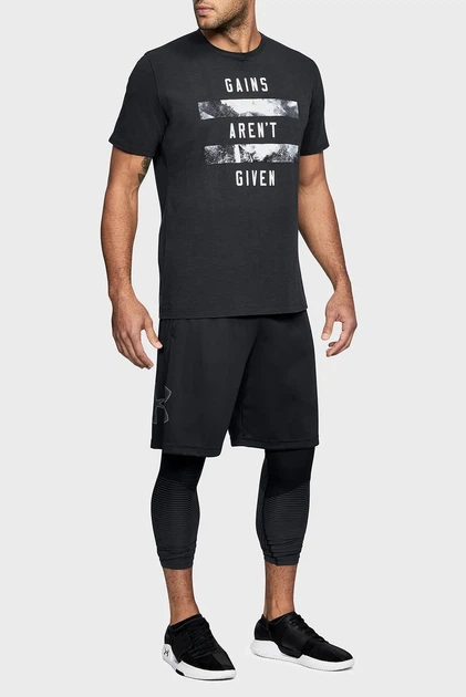 Чоловічі чорні шорти Tech Graphic Short Under Armour L 1306443-001 - Фото 3 Чоловічі чорні шорти Tech Graphic Short Under Armour L 1306443-001 - изображение 3
